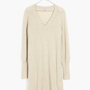 Madewell Bubble-Sleeve Sweater-Dress